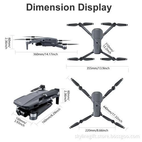 JJRC X19 2.4G 5G WIFI FPV Optical Flow Positioning Dual Mode 4K Camera Brushless Motor Foldable RC Drone Quadcopter